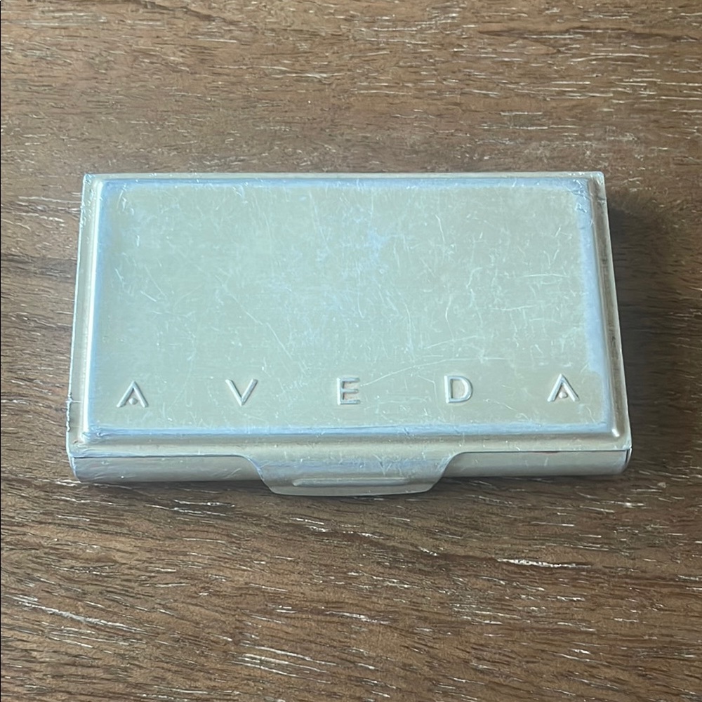 Aveda Silver Compact Case- Vintage